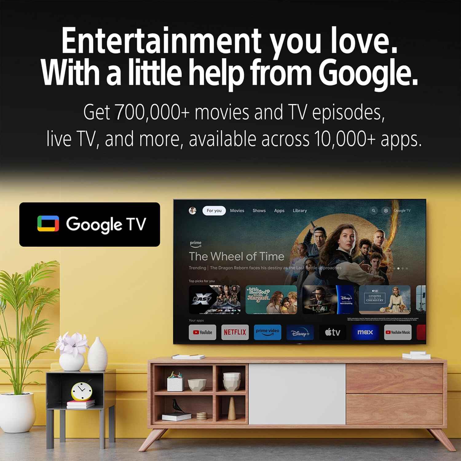 Sony BRAVIA 3 Series 139 cm (55 inches) 4K Ultra HD AI Smart LED Google TV (Black) – 3 Years Warranty